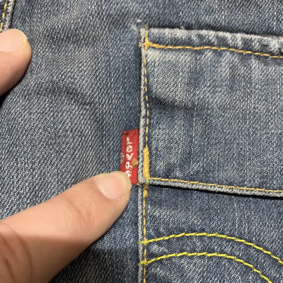 LEVIS 엔지니어드 진 오일 왁스 워싱 루즈핏 팬츠(코튼)