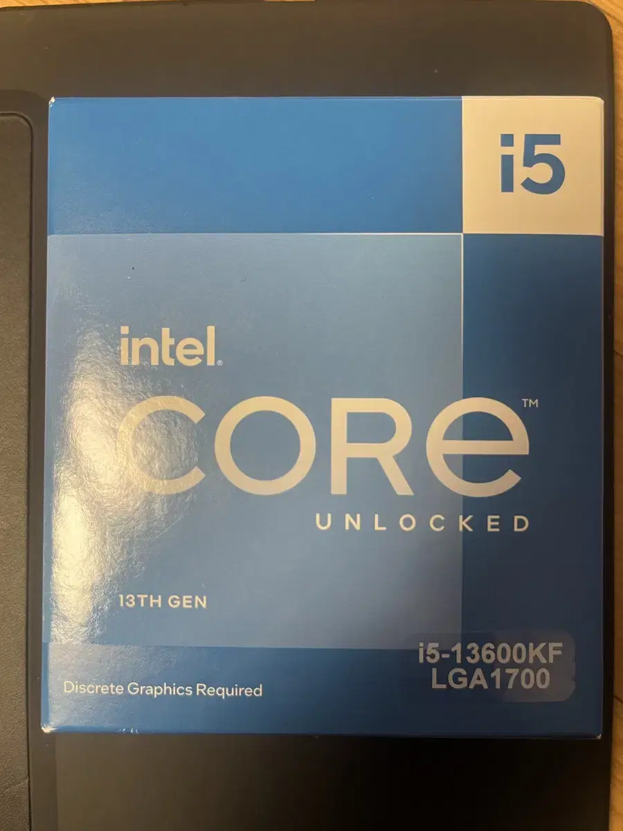 인텔 I5 13600kf cpu (미개봉)