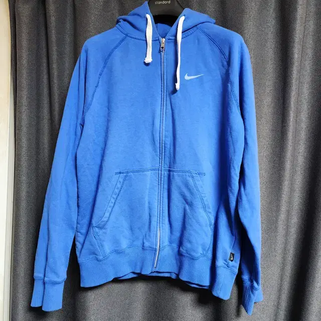 [XL] Nike hooded zip-up, hooded T-shirt, bloo, including actual measurements #HF