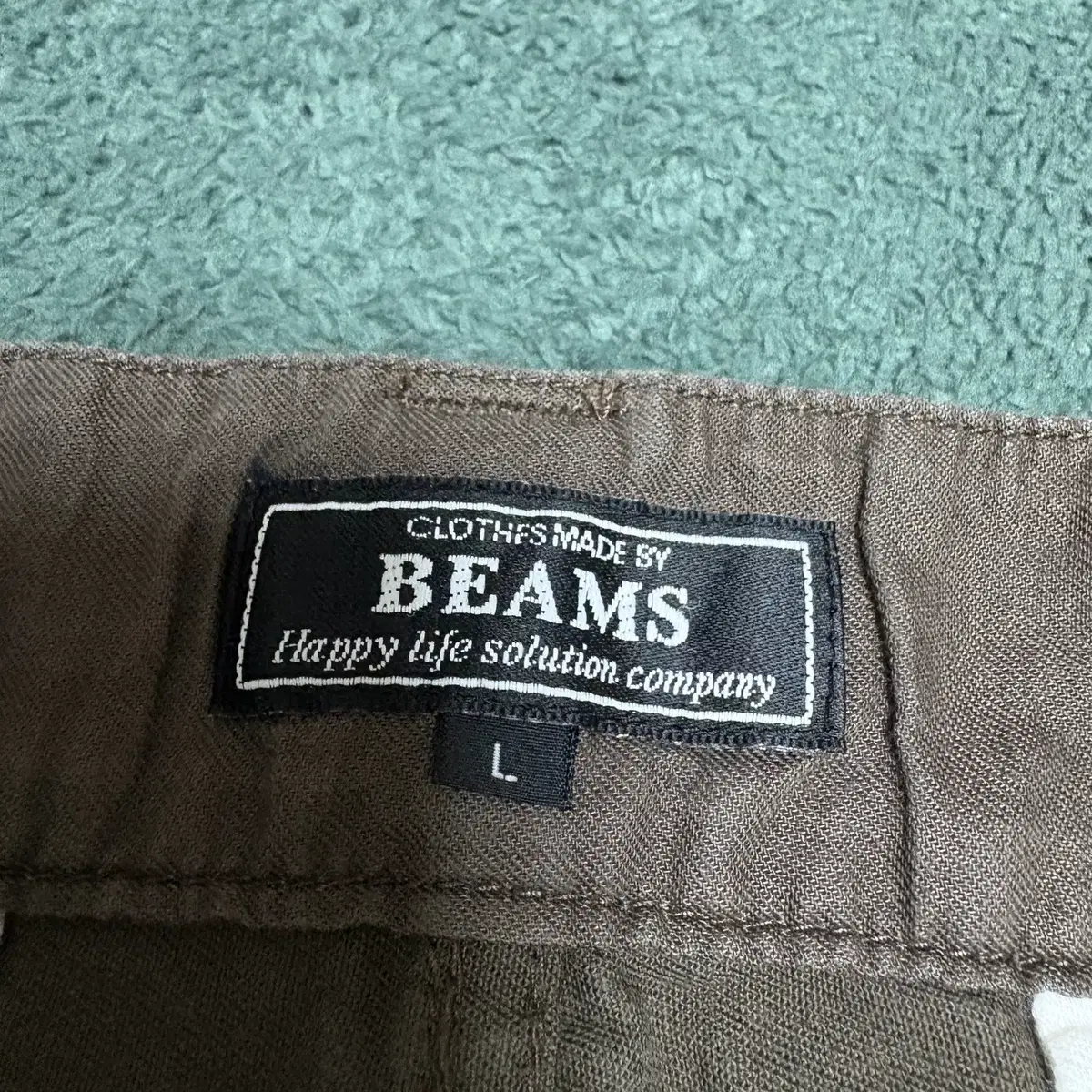 L)빔즈 Beams 스트레이트 카모 팬츠