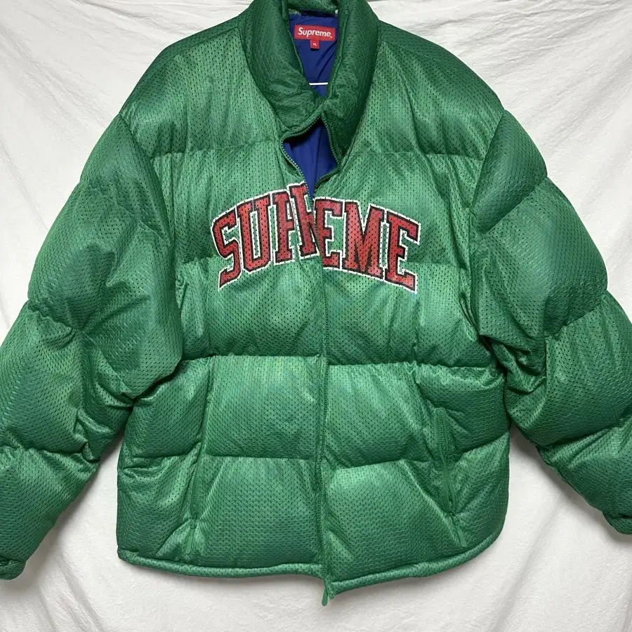 Supreme Mesh Jersey Puffer Jacket 슈프림 푸퍼