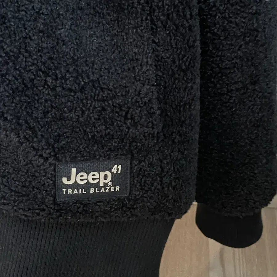 지프 Jeep 뽀글이 후드 집업 L사이즈