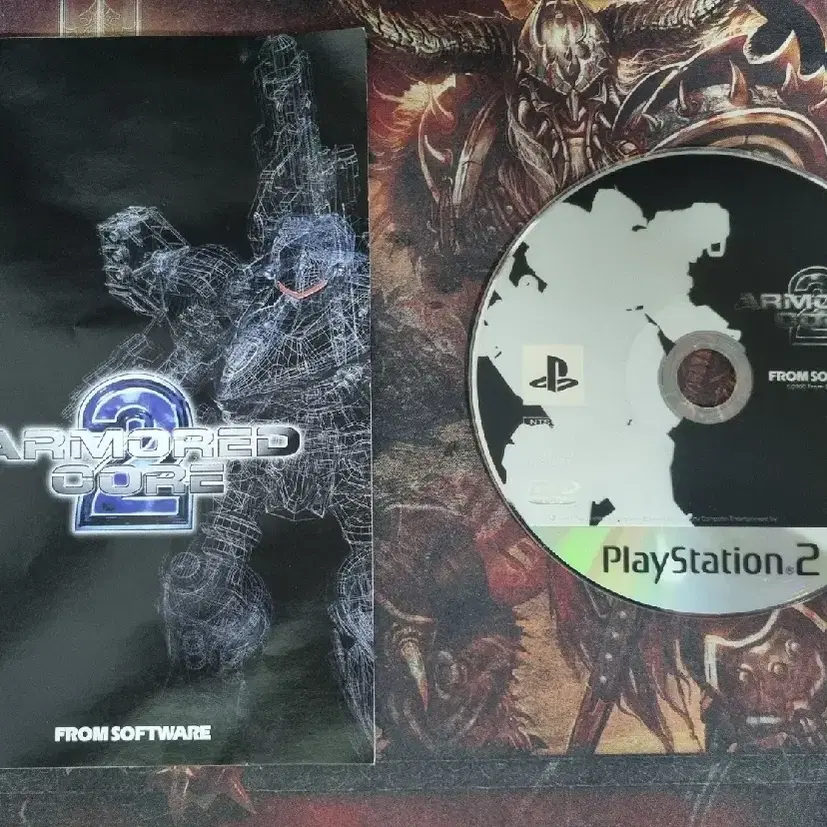 [중고] PS2 아머드코어2 일판 완품(엽서 광고지포함)