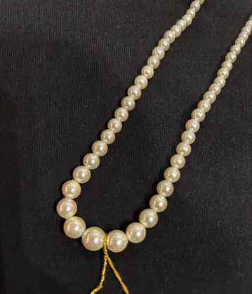조개 진주 목걸이 인공 진주 목걸이