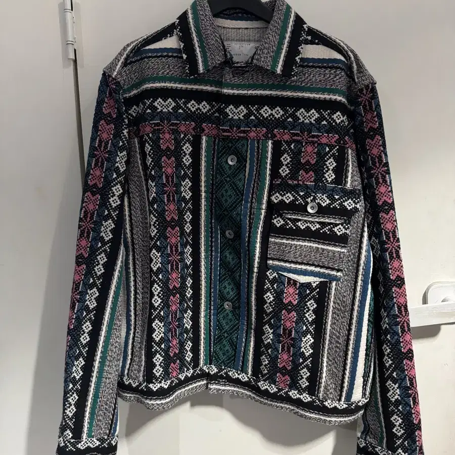 Sacai Rug Jacquard 사카이 러그 자카드 자켓