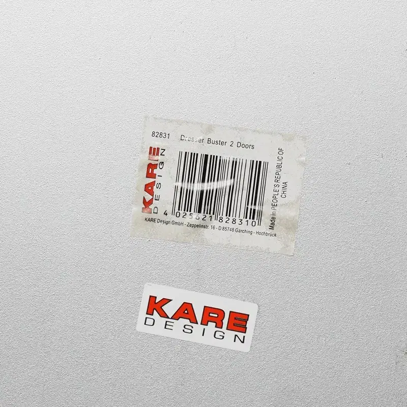 Kare / 까레 아이언 2단 실버 캐비넷