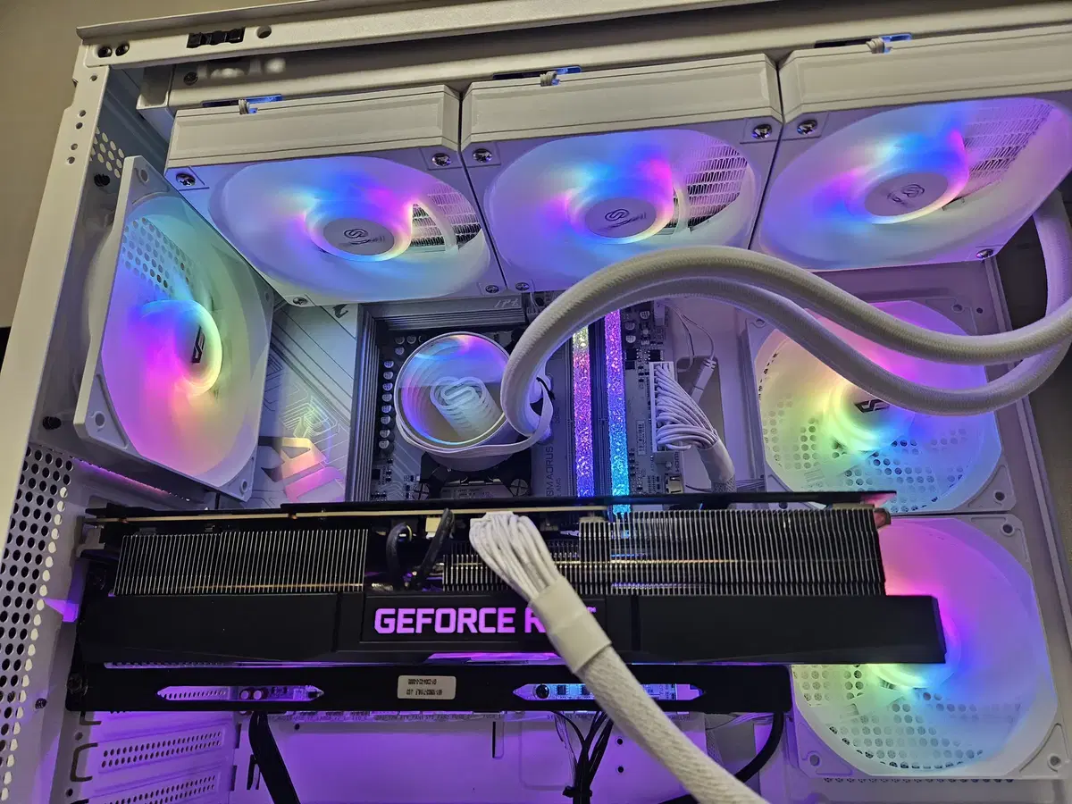 9800x3d, b850m wifi, rtx4080 super 어항 본체