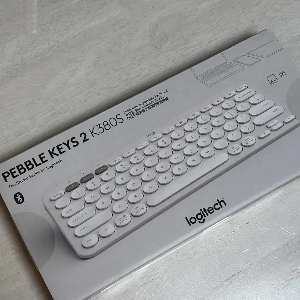 로지택 PEBBLE KEYS 2 k380s 키보드 (미개봉)