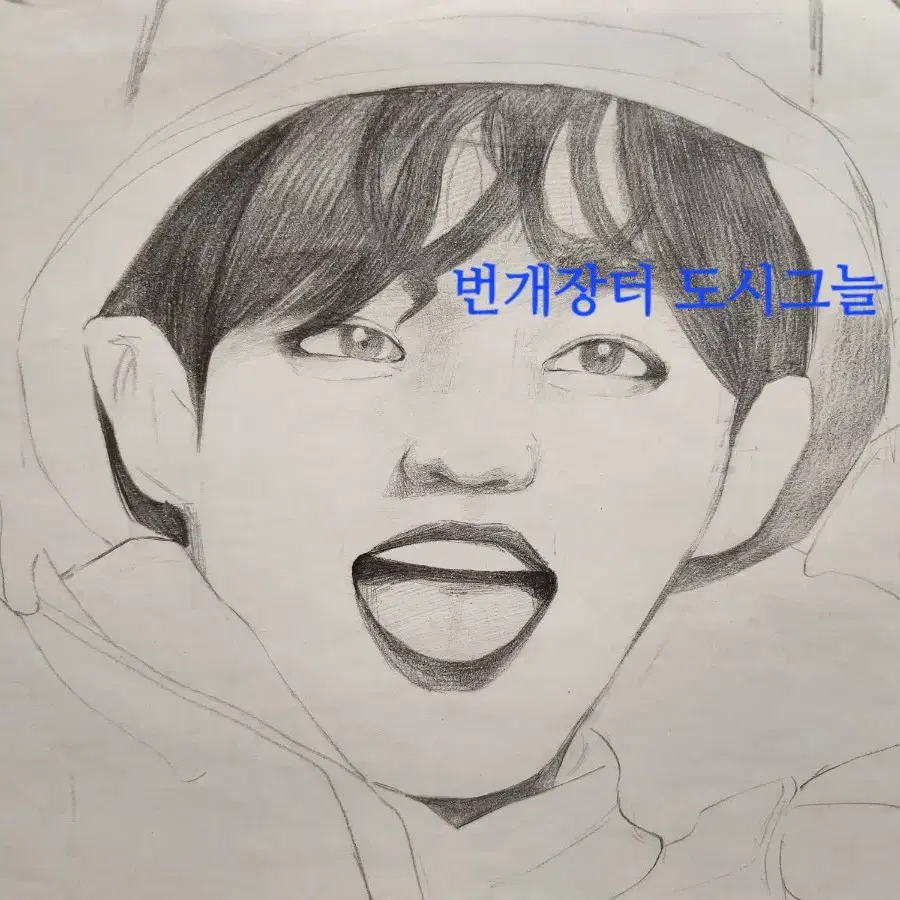 낙서퀄 손그림 선화 커미션 아이돌 2D 자캐