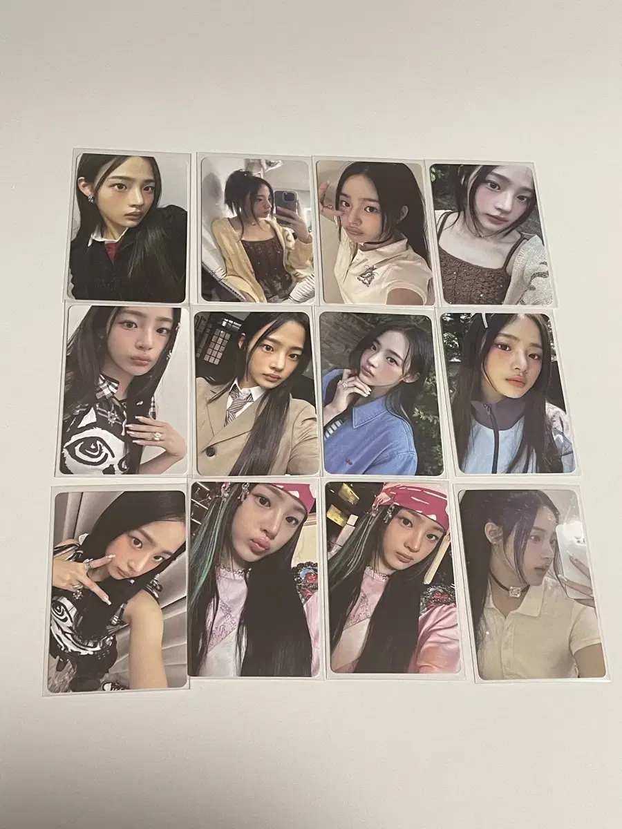 New Jeans photocard 12-piece bulk sale njz minji danielle haerin hyein seasons greetings unreleased photocard