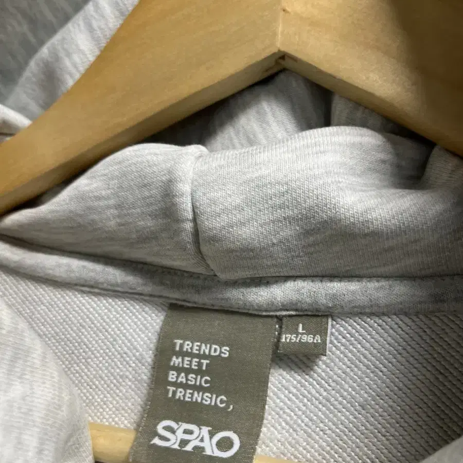 100-105 SPAO WOODIE 빅로곤 루즈핏 스웻 후드티 정품