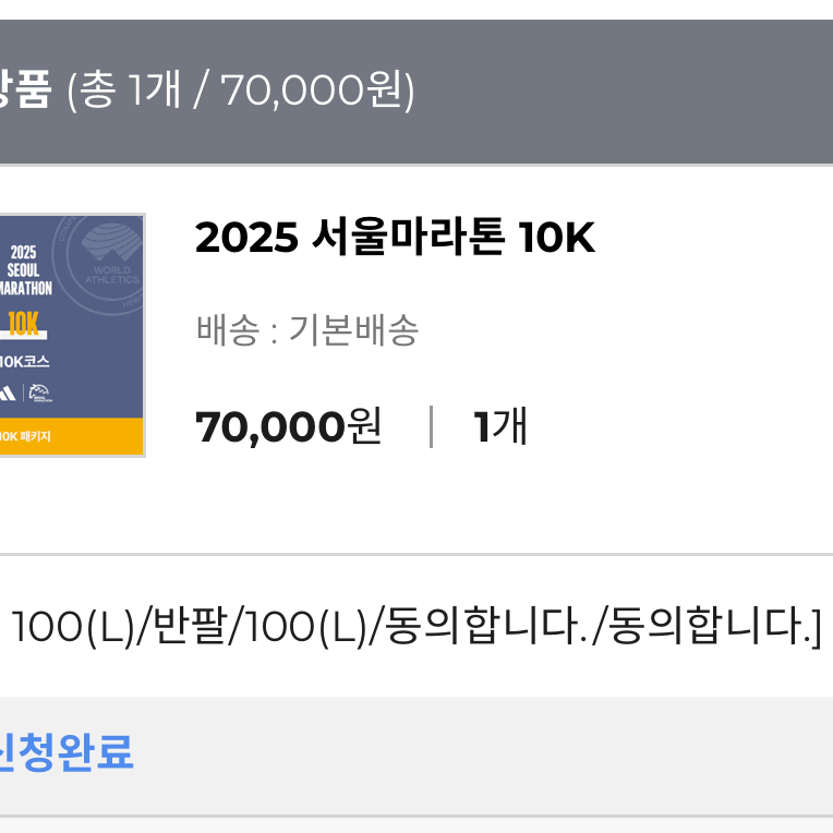 동아마라톤 10K D그룹