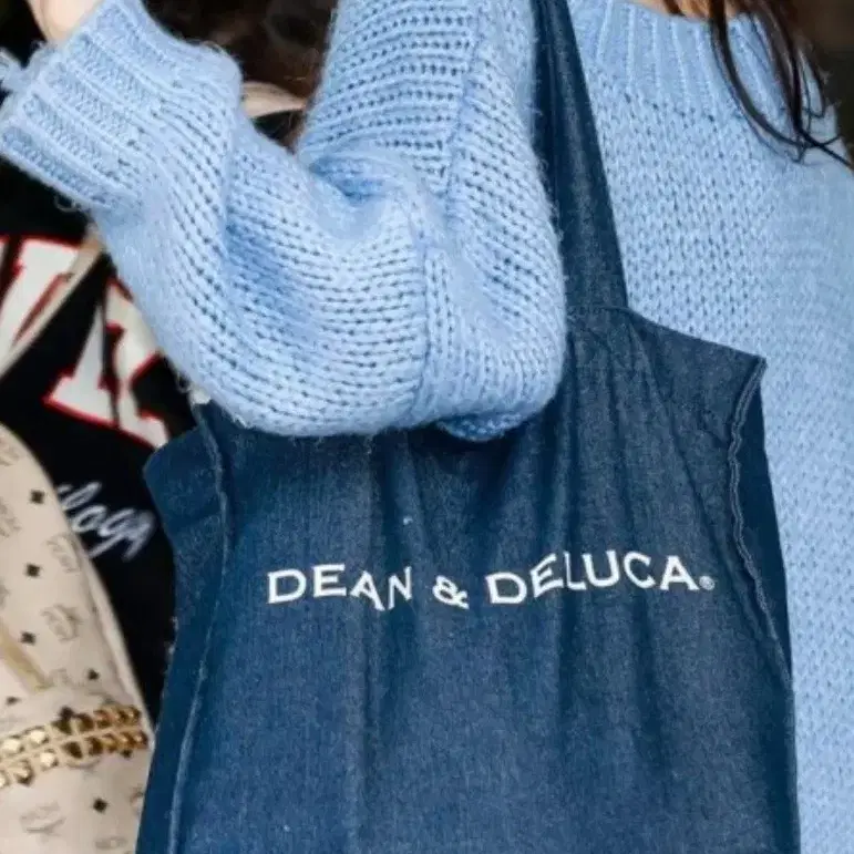 딘앤델루카 DEAN DELUCA 정품데님숄더백 미듐