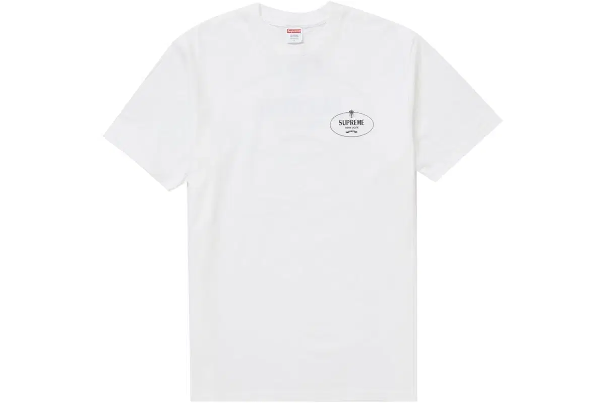 supreme crest tee white L