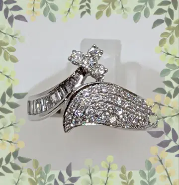 k18WG/ 다이아몬드 반지