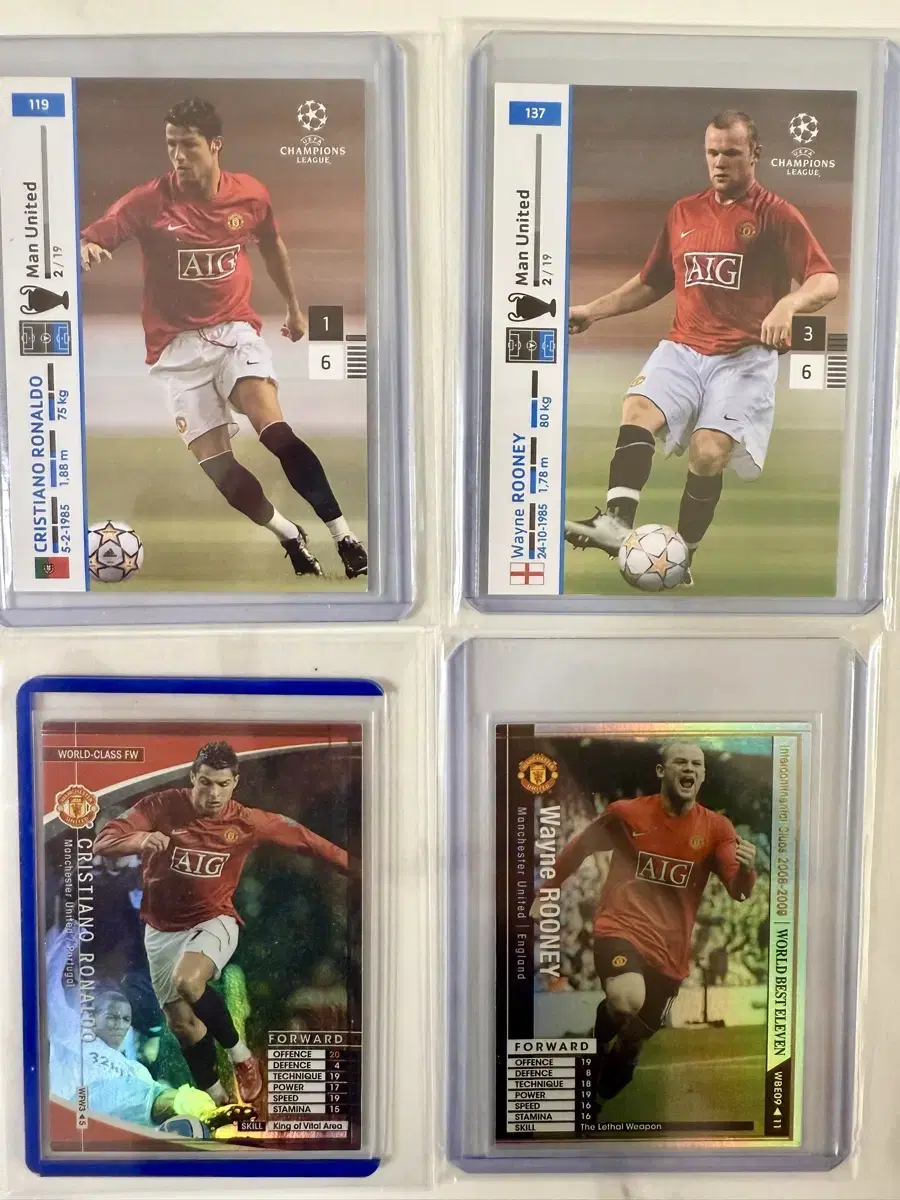 Manchester United PANINI Ronaldo Lewin Card