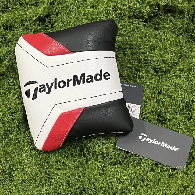 TaylorMade 테일러메이드 화이트레드 말렛형 퍼터커버