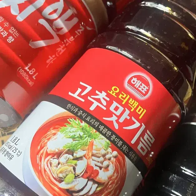 해표 고추맛기름 1.8L 4통