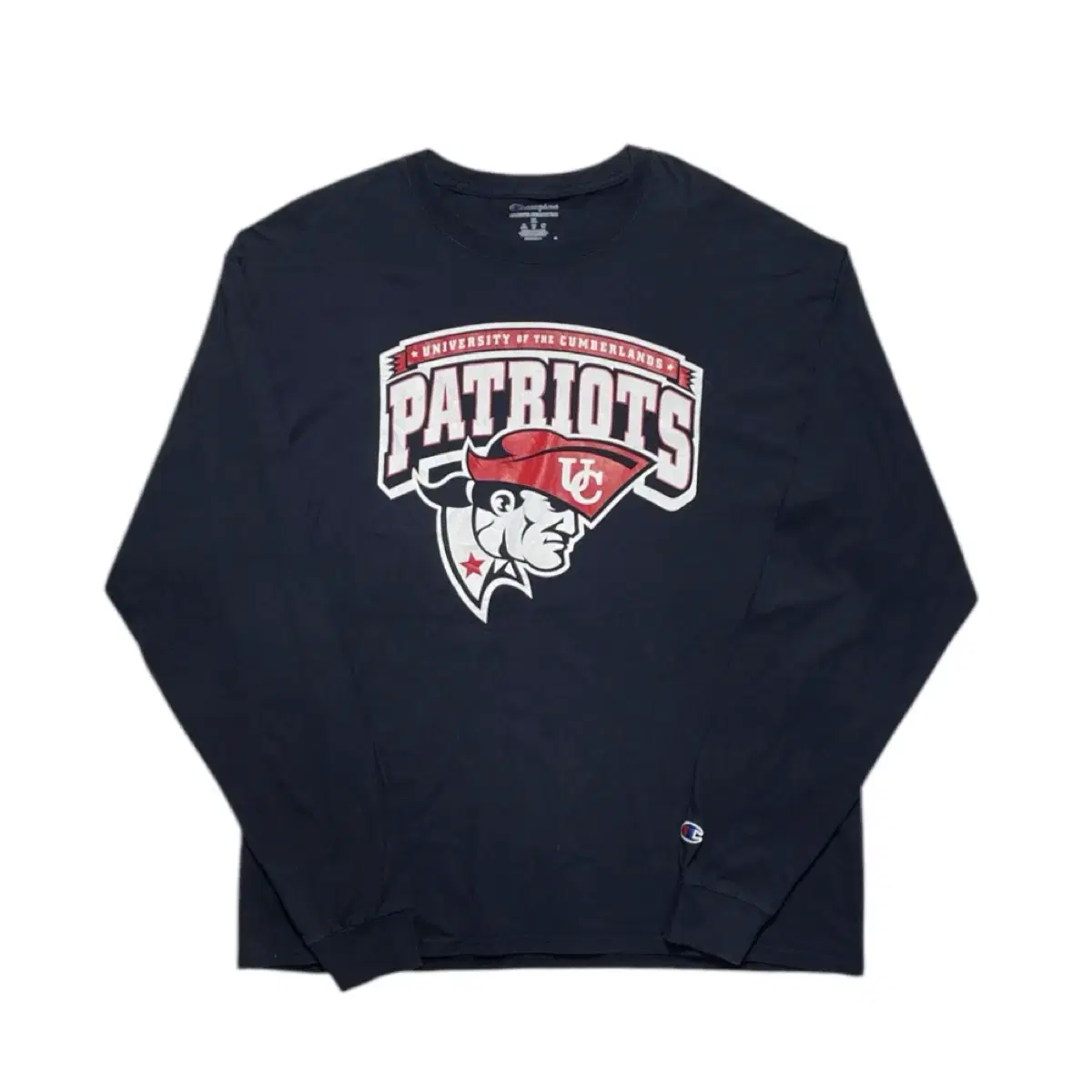 90s 챔피온 patriots 대학 프린팅 롱슬리브 XL