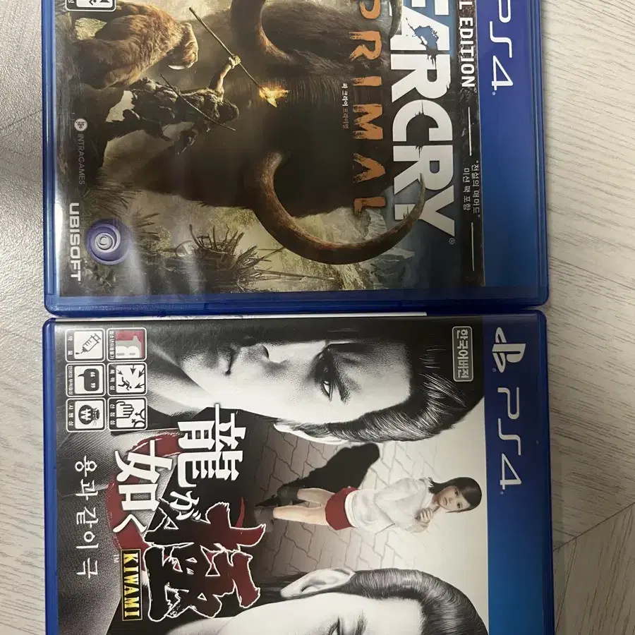 PS4 파크라이 프라이멀, 용과 같이 극 일괄판매합니다.