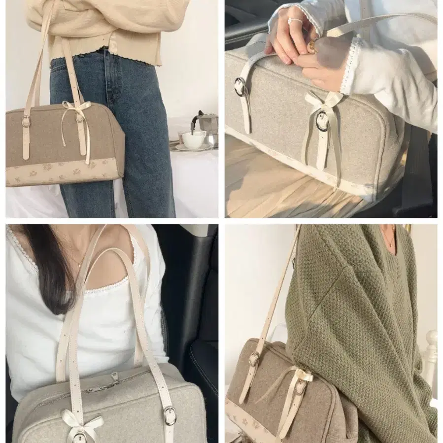 ovuni오부니 프로럴floral boston bag 보스턴백  새상품