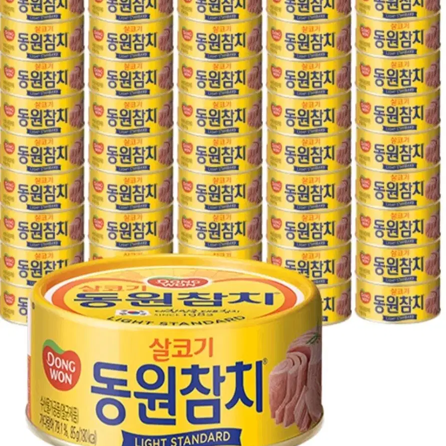 동원참치 85GX60캔 리챔200G6캔 1캔1199원단가 리챔서비스6캔