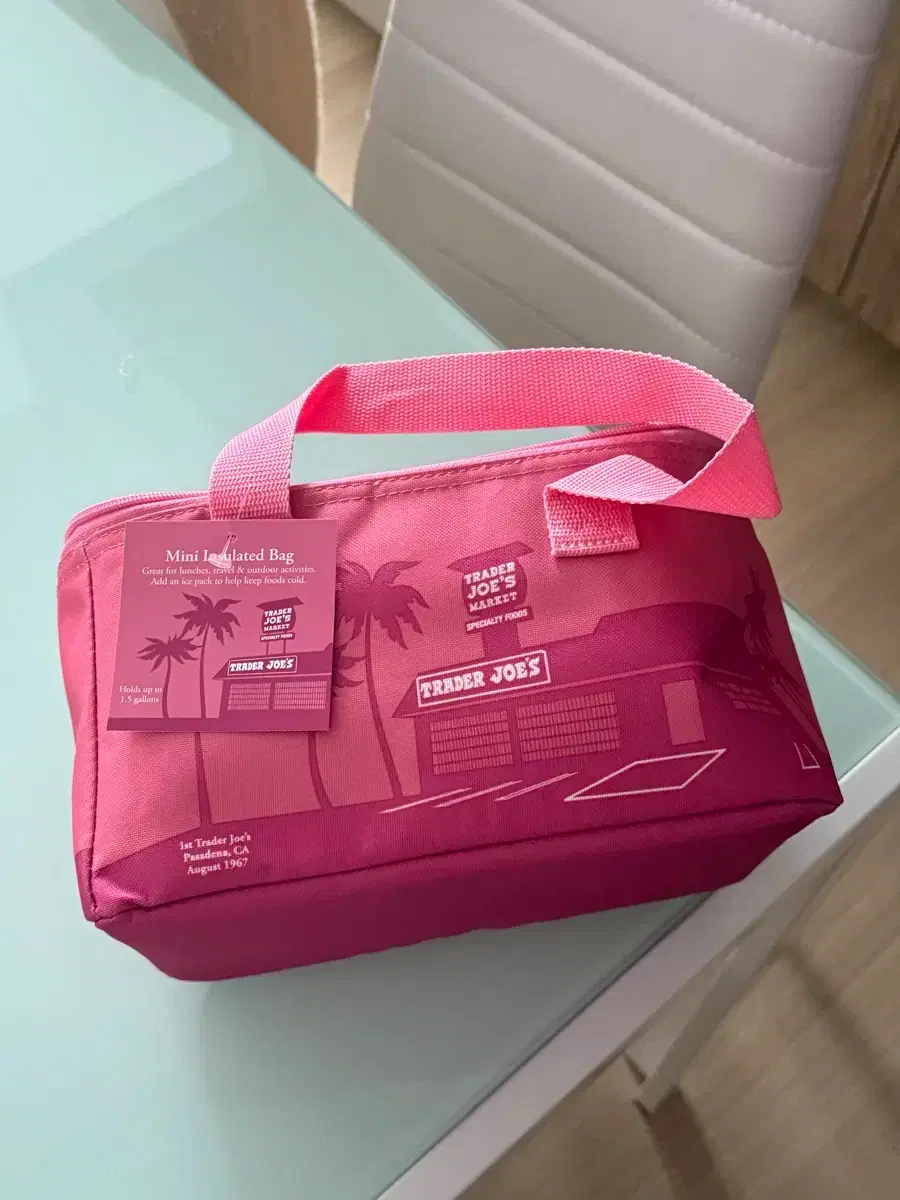 트레이더조 미니 보냉백 (핑크,보라) | 브랜드 중고거래 플랫폼, 번개장터