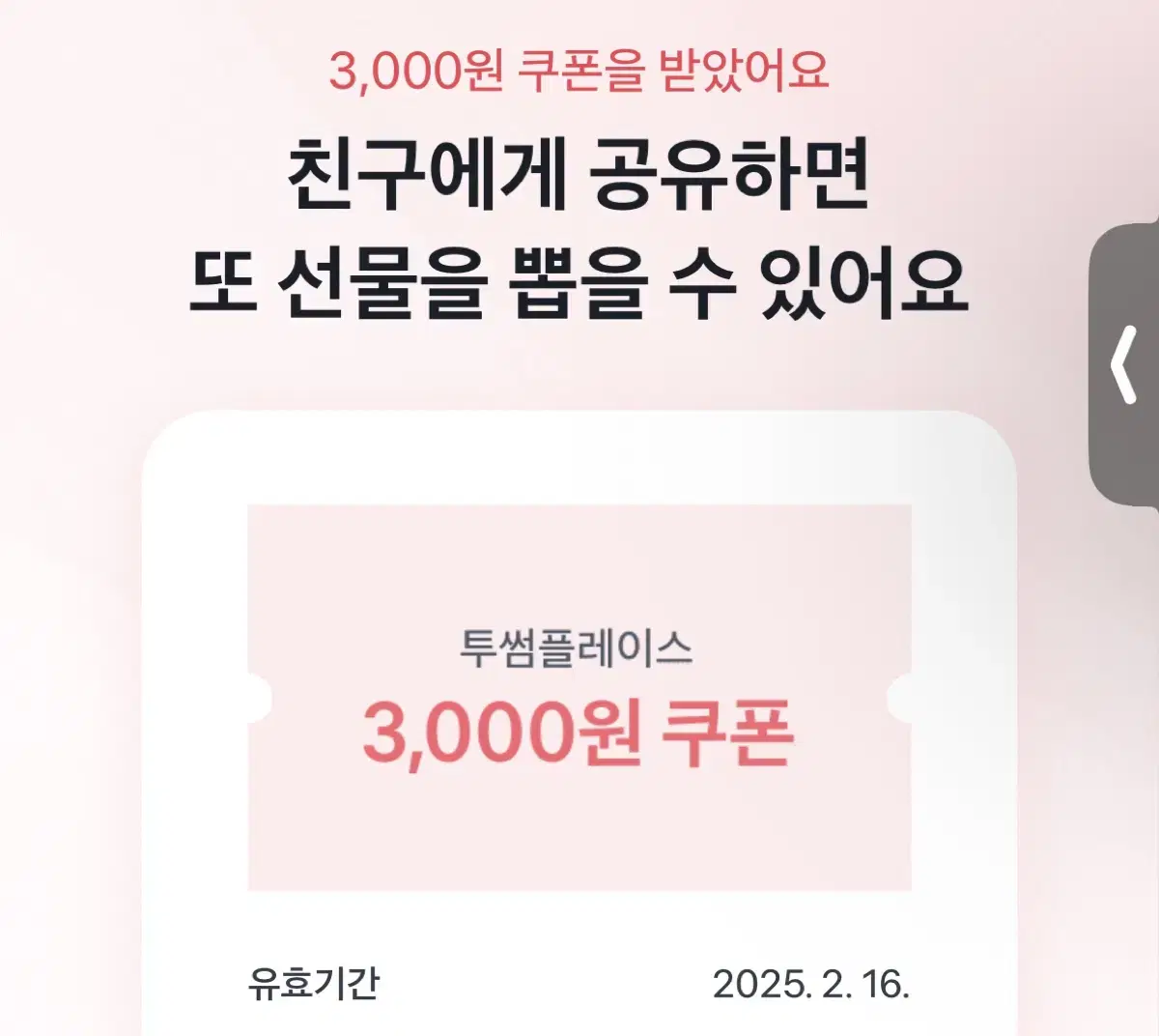 기프티콘 투썸플레이스 3000원