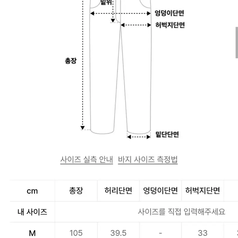 아워데이즈 패치 카펜터 데님 팬츠 블랙 M