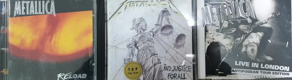 [민트급] 메탈리카 metallica cd 3장 일괄