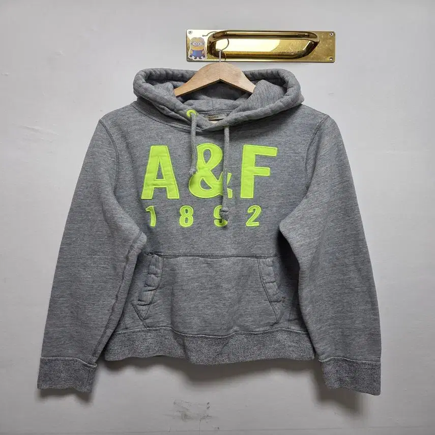 [abercrombie] 남성 A&F 로고 기모 후드티 L