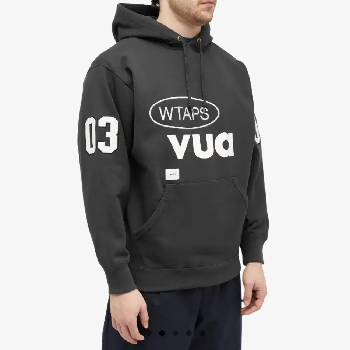 WTAPS BLACK HOODIE 더블탭스 블랙 후드