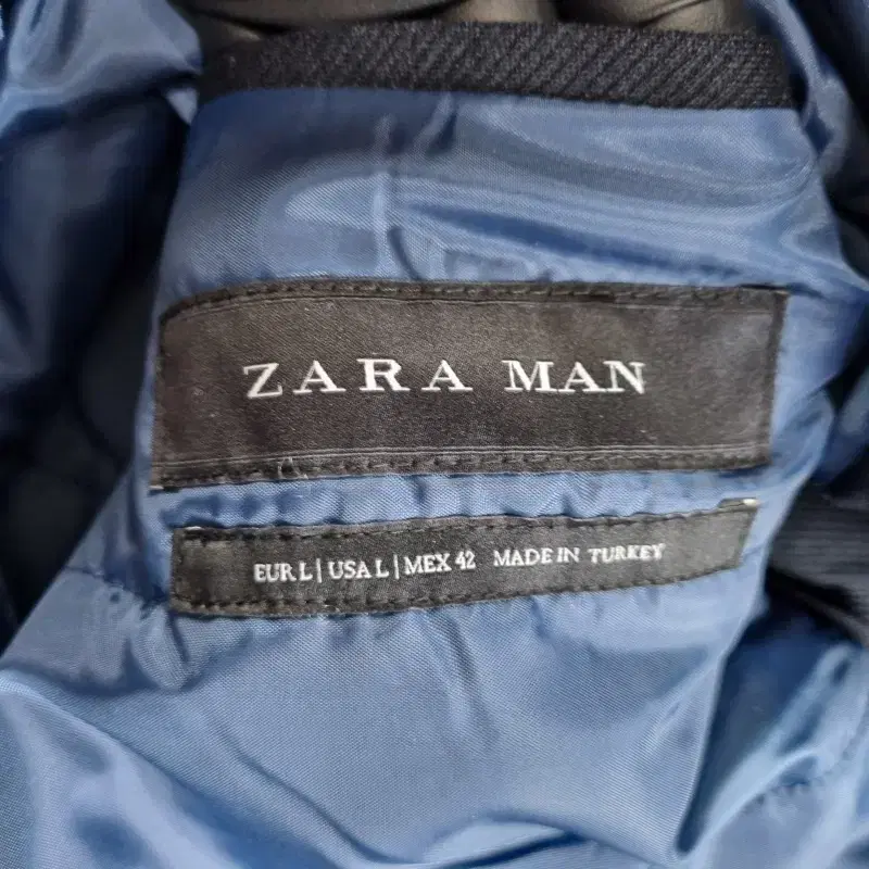 F6221 ZARA MAN 남L 네이비 하프 자켓/더크