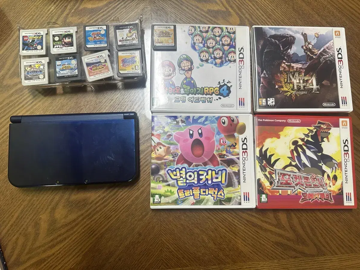 닌텐도 3DS XL 블루 + 칩 13개 일괄판매