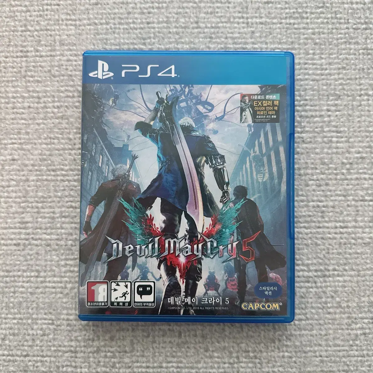 (택포) PS4 데빌 메이 크라이5 중고 특전없음