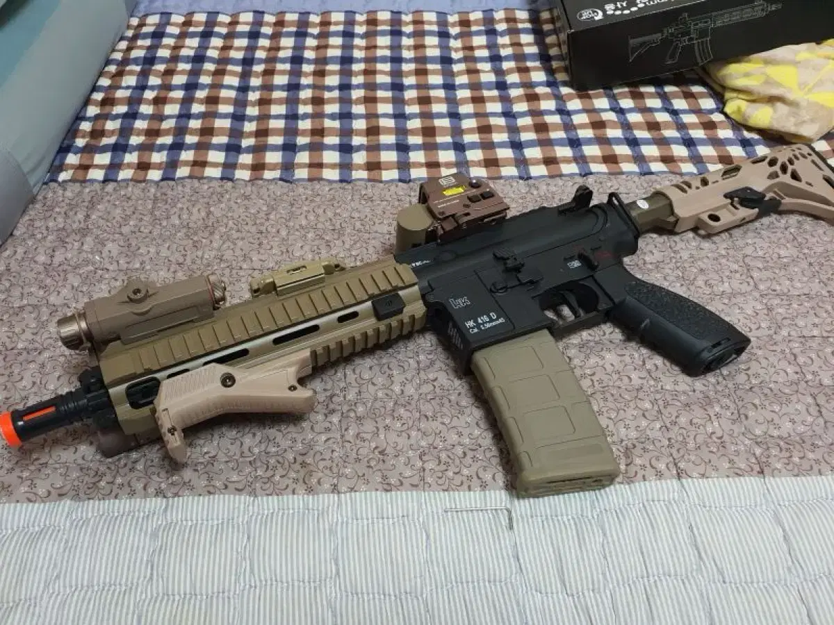 HK416A5 풀메탈 탄색 핸드가드