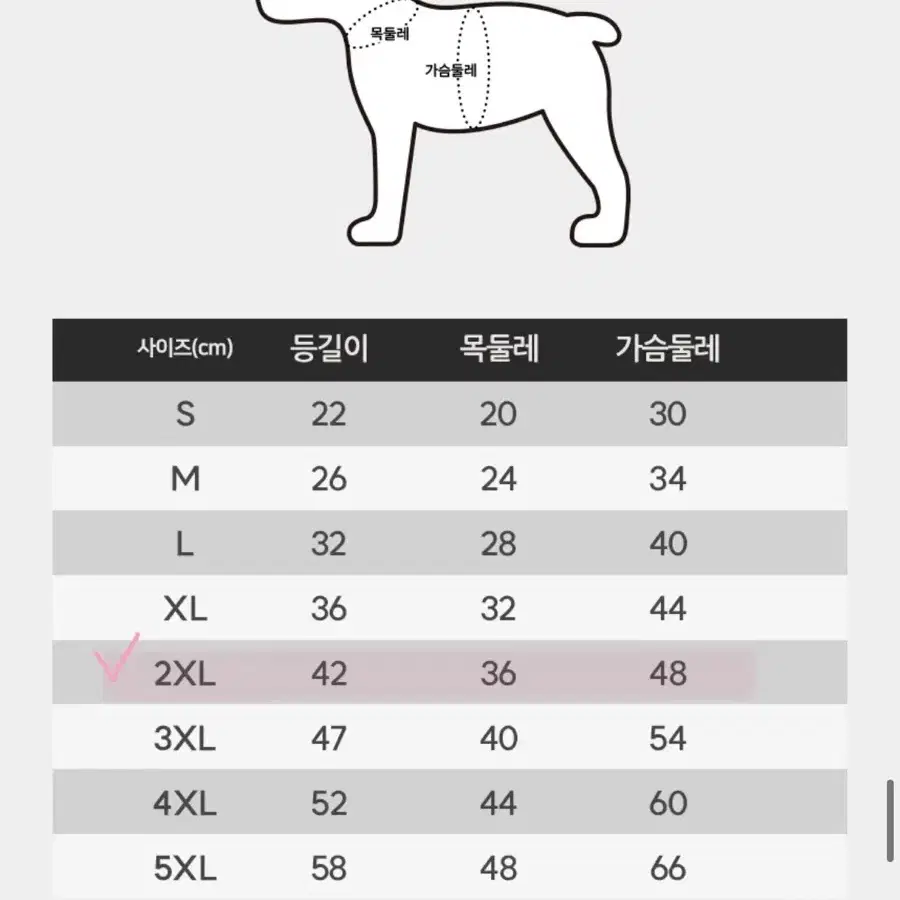 [새상품] 강아지 옷 2XL