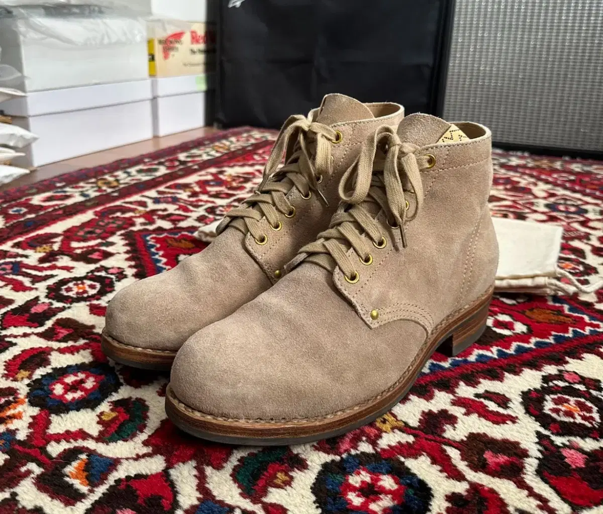 [M10]비즈빔20AW Brigadier Boots 브리가디어 샌드