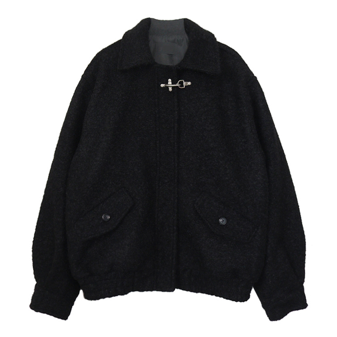 올슨 버클 울 자켓 buckle wool jacket 블랙