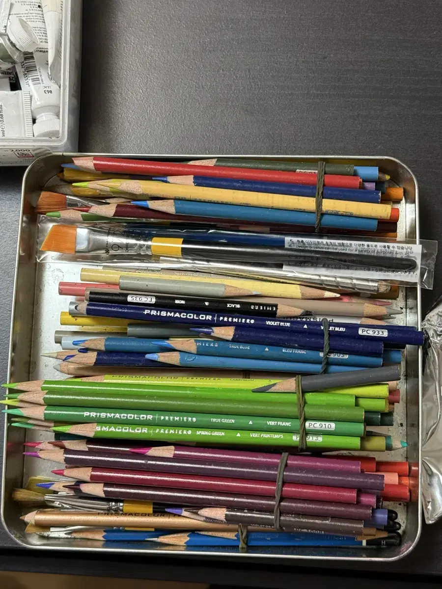 I sell art supplies for college entrance exams (lots of pastel and colored pencil used)