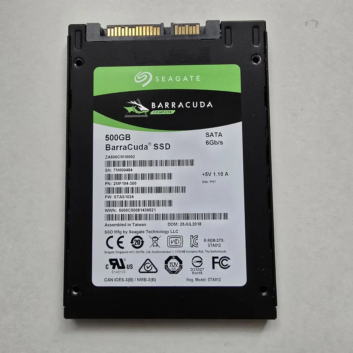 씨게이트 바라쿠다 SATA SSD 500G