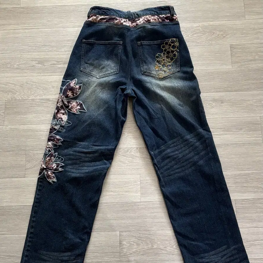 마사유 sakura denim pants(wide fit)