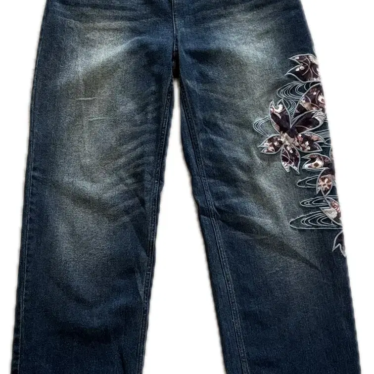 마사유 sakura denim pants(wide fit)