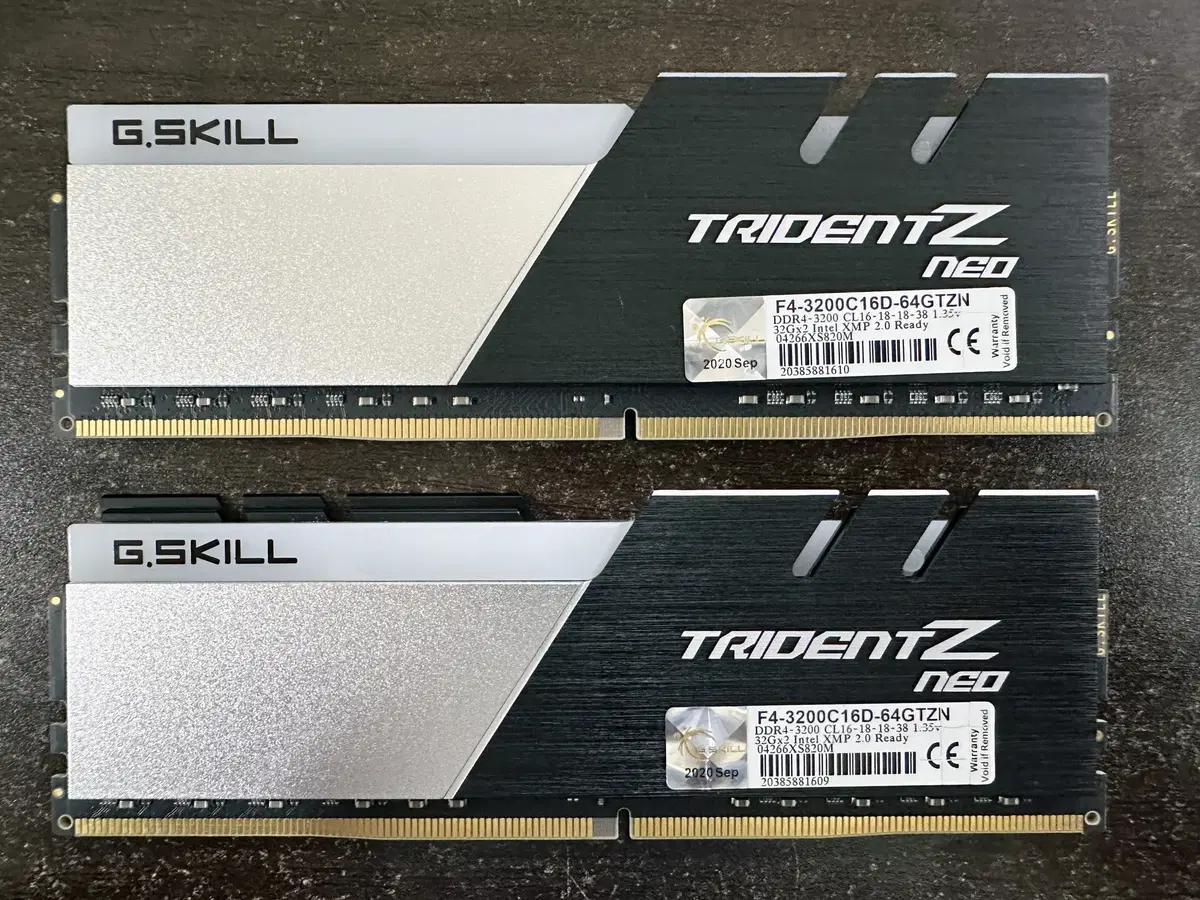 [64GB] G.SKILL DDR4-3200 CL16 TRIDENT Z램