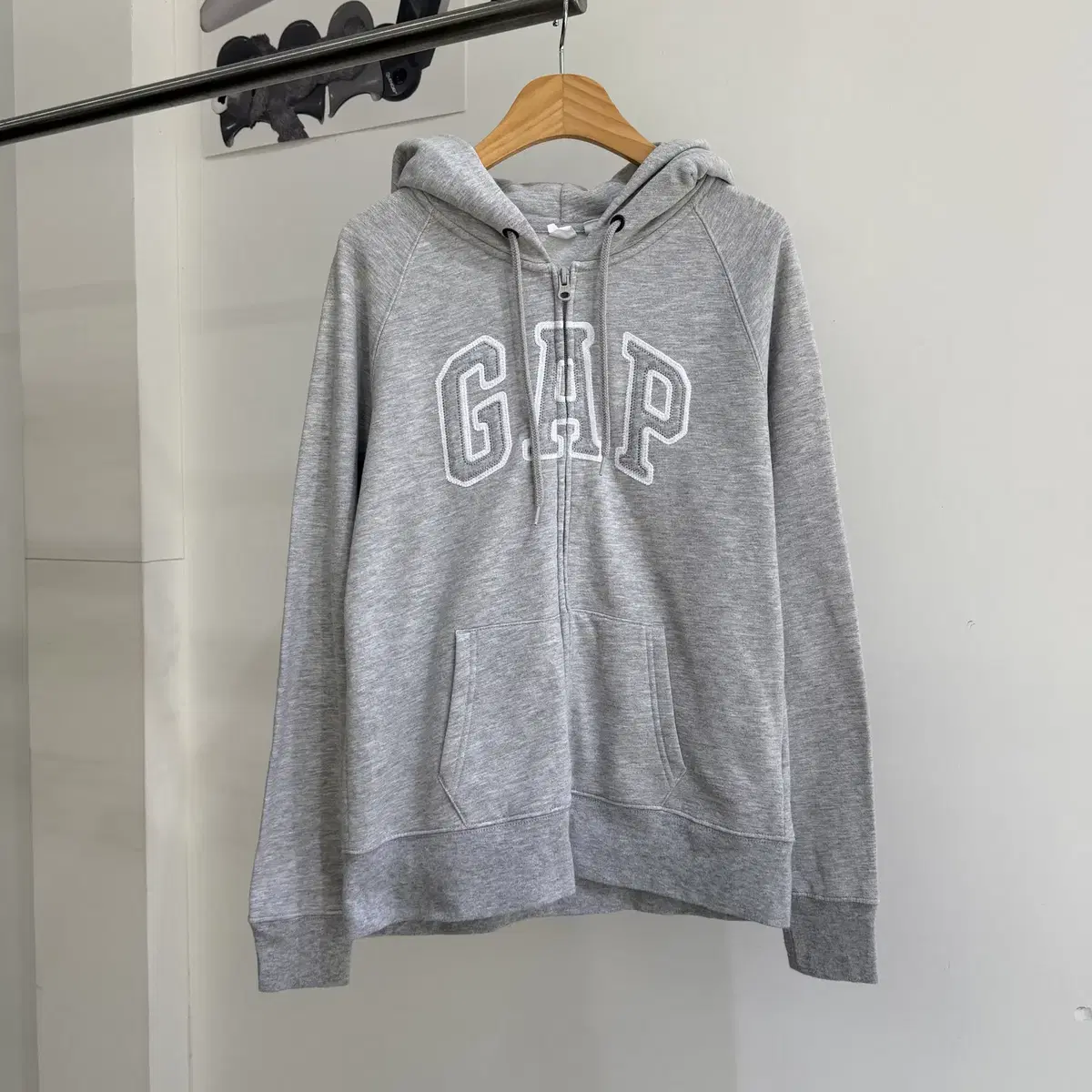 GAP 그레이 후드집업