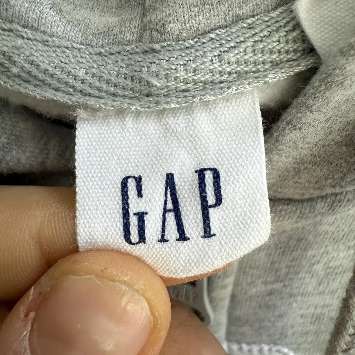 GAP 그레이 후드집업