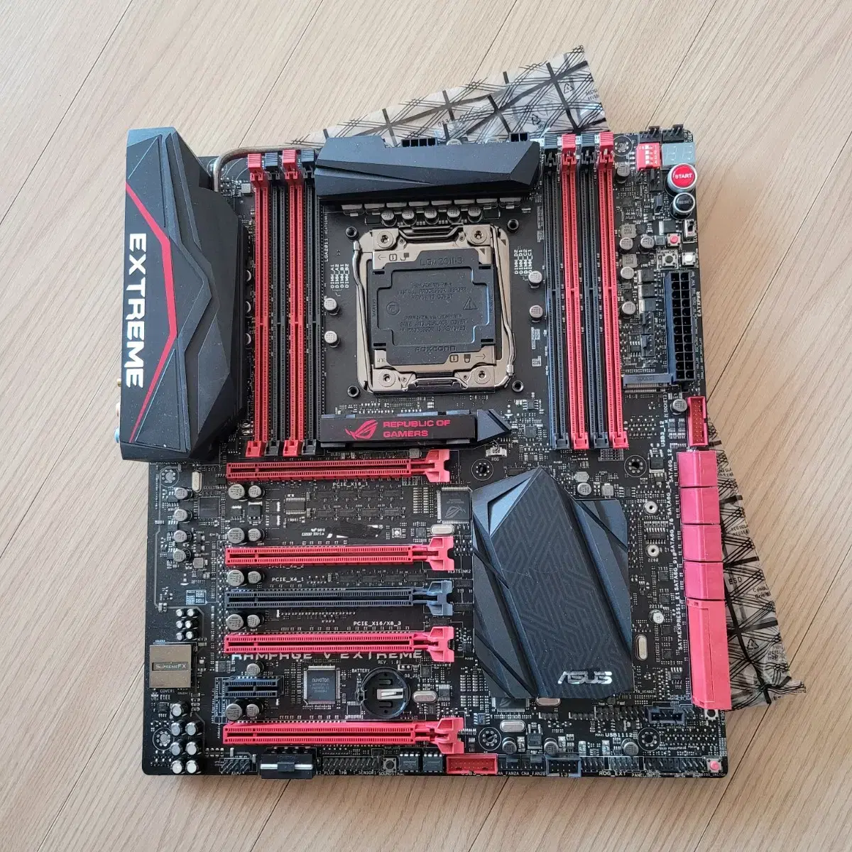 asus rampage x99 . xeon 2640v3 8코어16