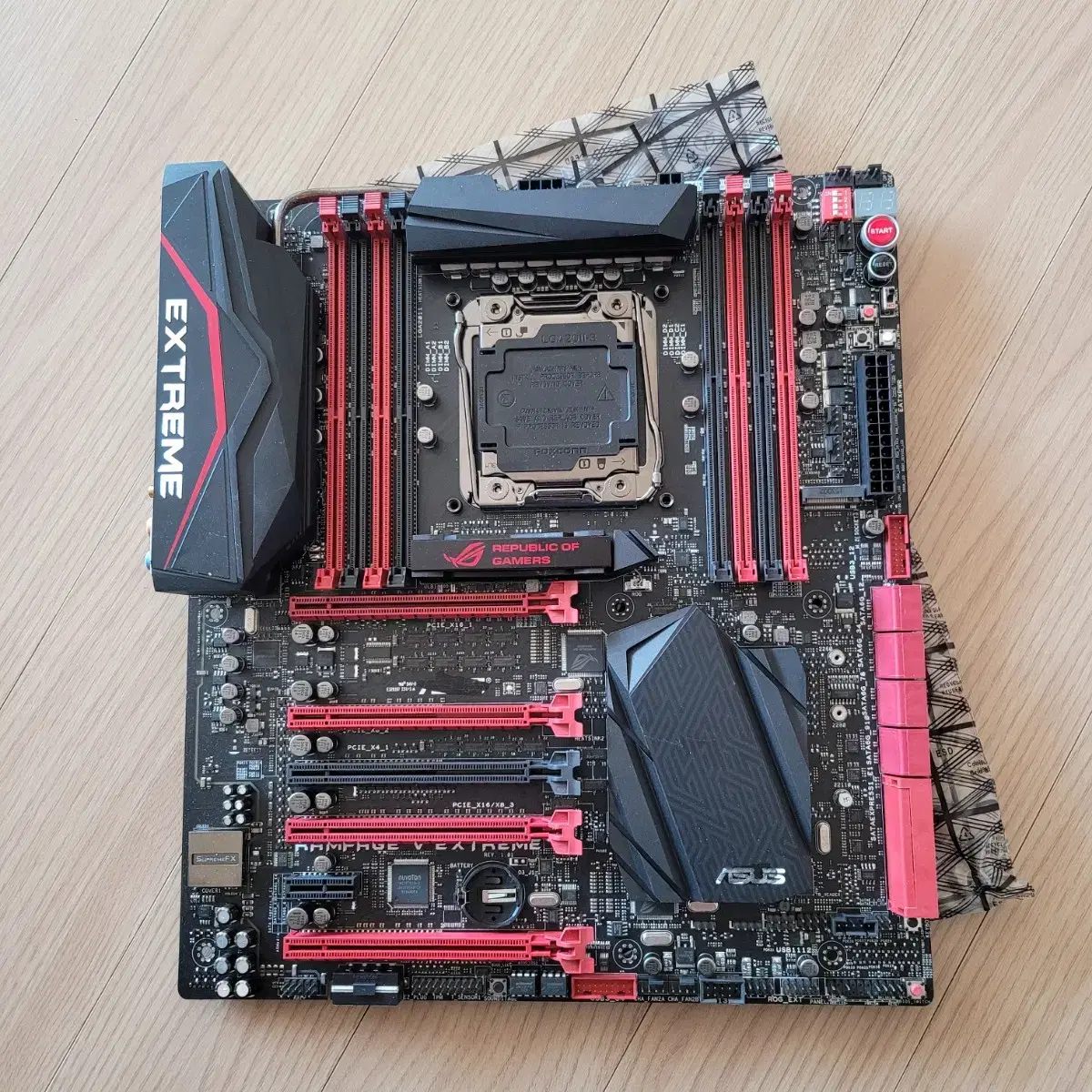 asus rampage x99 . xeon 2640v3 8코어16