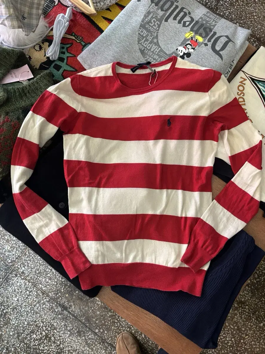 Polo striped knit T-shirt