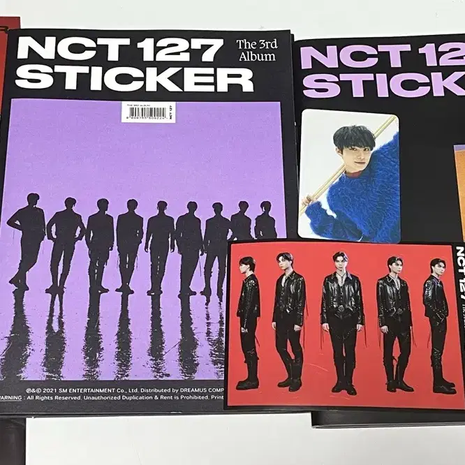 엔시티 127 Sticker 앨범 정규3집 스티커 버전 포토북